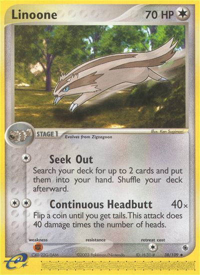Linoone 38/109 Ruby & Sapphire