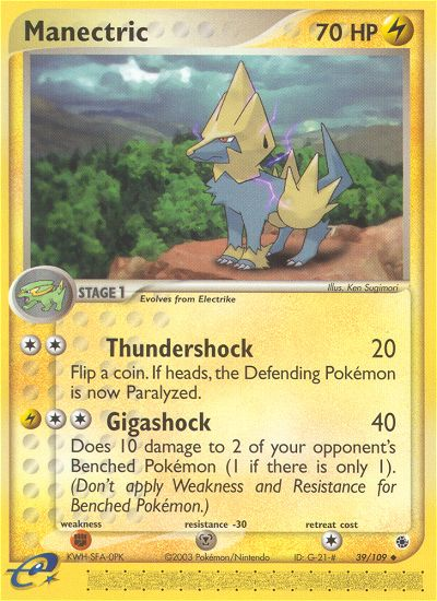 Manectric 39/109 Ruby & Sapphire