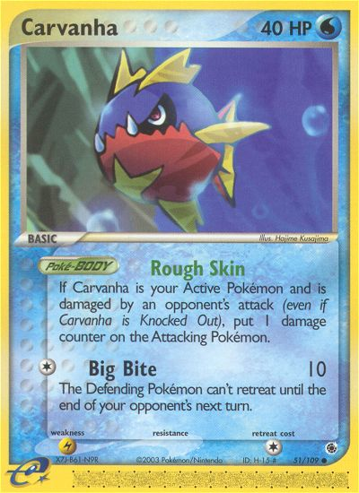 Carvanha 51/109 Ruby & Sapphire