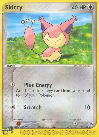 Skitty 70/109 Ruby & Sapphire