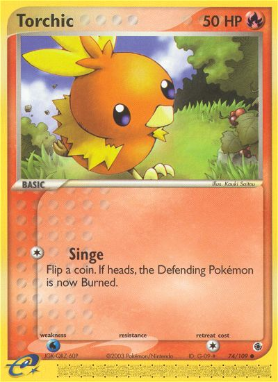 Torchic 74/109 Ruby & Sapphire