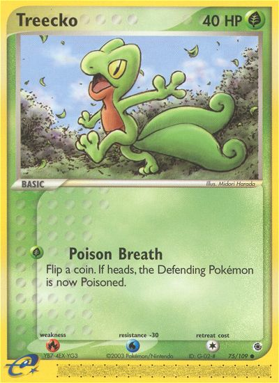 Treecko 75/109 Ruby & Sapphire