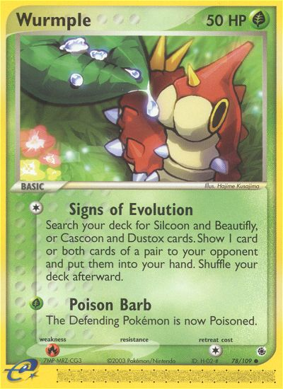 Wurmple 78/109 Ruby & Sapphire