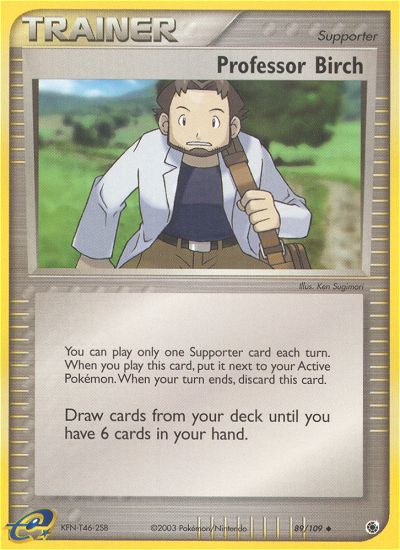 Professor Birch 89/109 Ruby & Sapphire