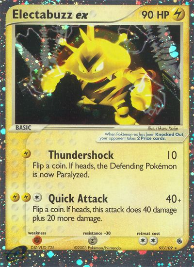 Electabuzz ex 97/109 Ruby & Sapphire
