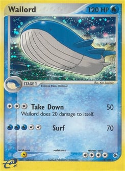 Wailord 14/109 Ruby & Sapphire