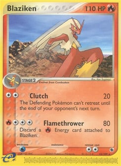 Blaziken 15/109 Ruby & Sapphire
