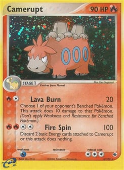 Camerupt 4/109 Ruby & Sapphire