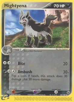 Mightyena 42/109 Ruby & Sapphire