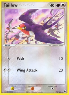 Taillow 72/109 Ruby & Sapphire