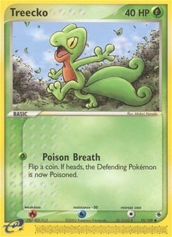 Treecko 75/109 Ruby & Sapphire