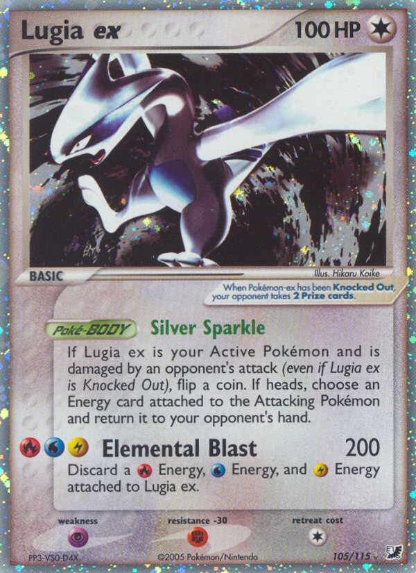 Lugia ex 105/115 Unseen Forces