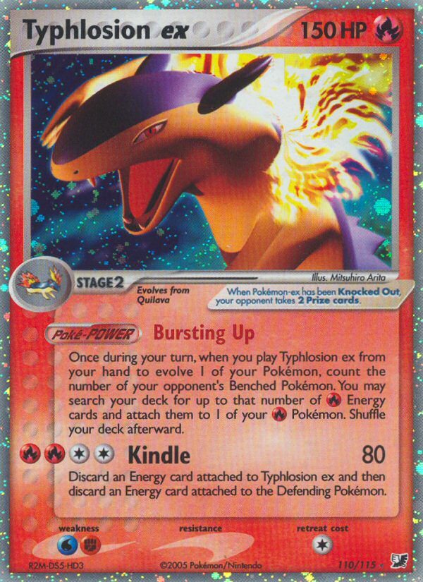Typhlosion ex 110/115 Unseen Forces