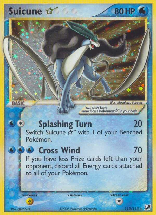 Suicune ☆ 115/115 Unseen Forces