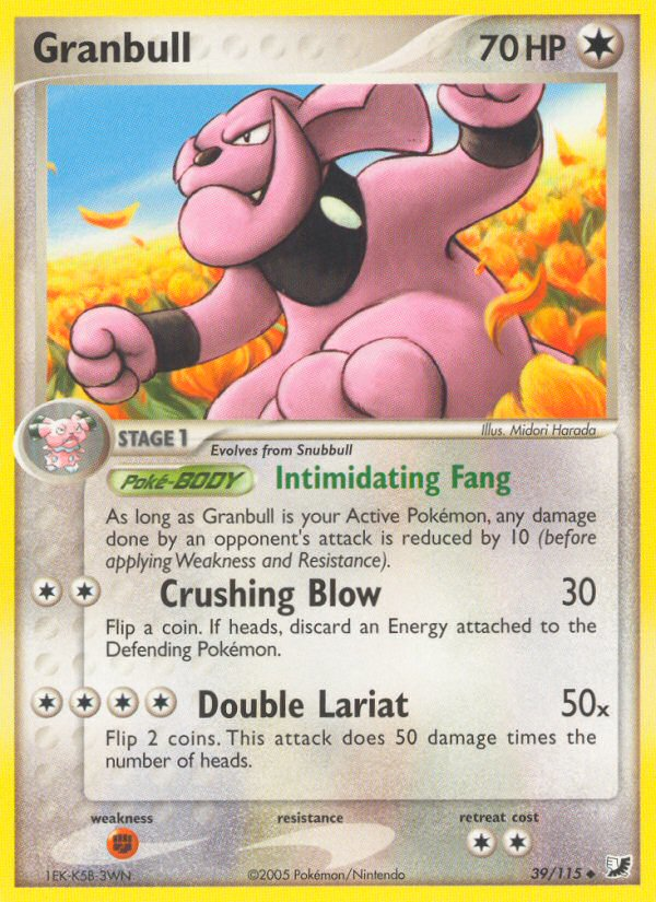 Granbull 39/115 Unseen Forces