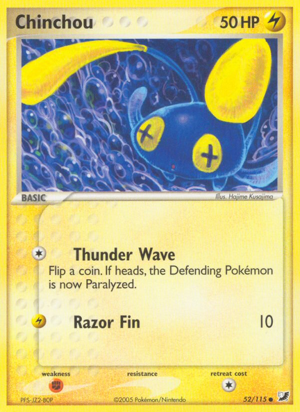 Chinchou 52/115 Unseen Forces
