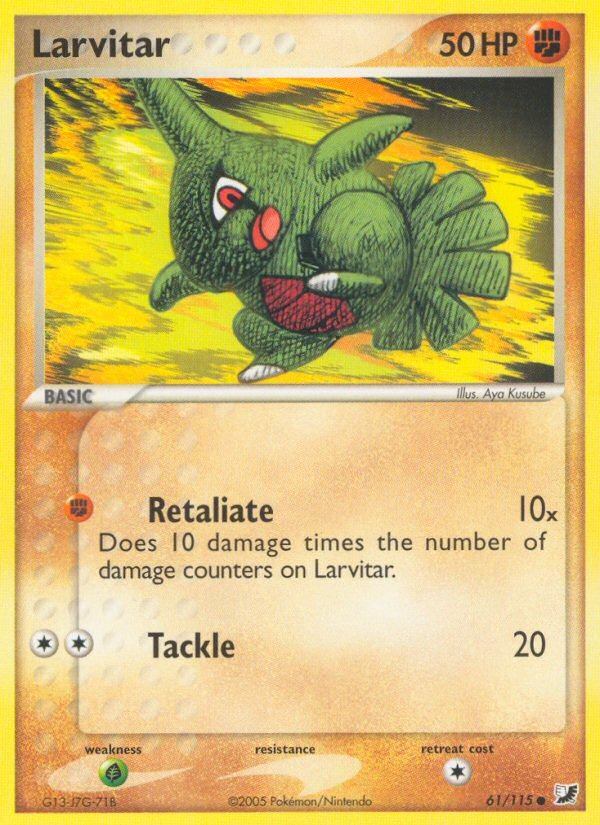 Larvitar 61/115 Unseen Forces