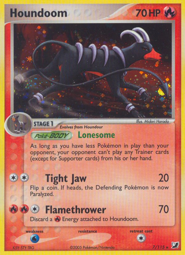 Houndoom 7/115 Unseen Forces