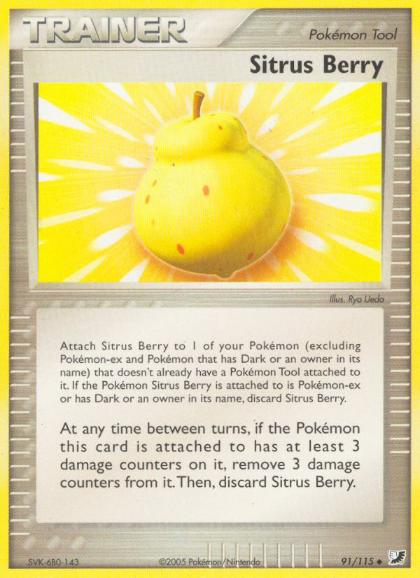 Sitrus Berry 91/115 Unseen Forces