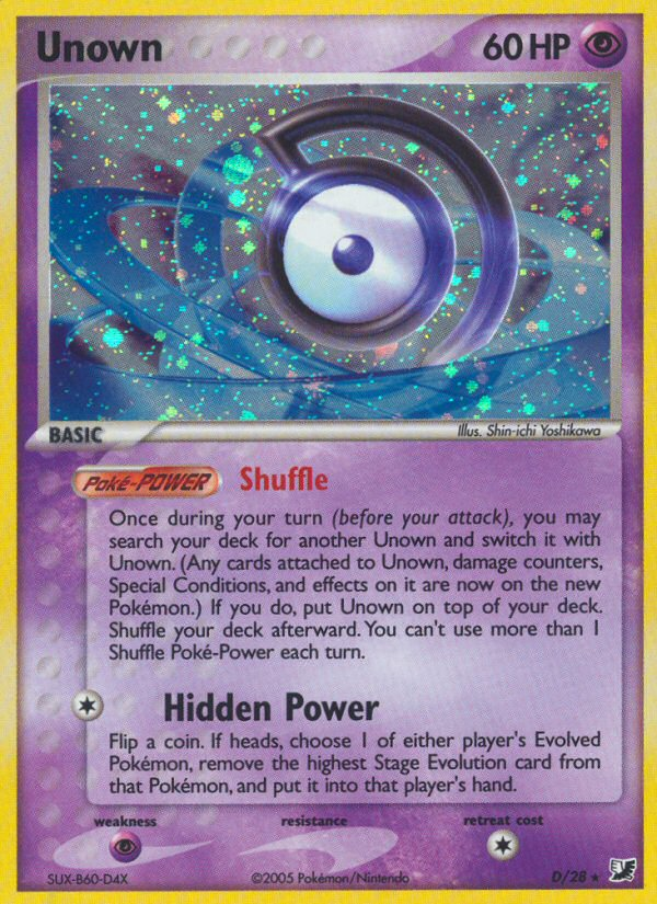 Unown D/28 Unseen Forces