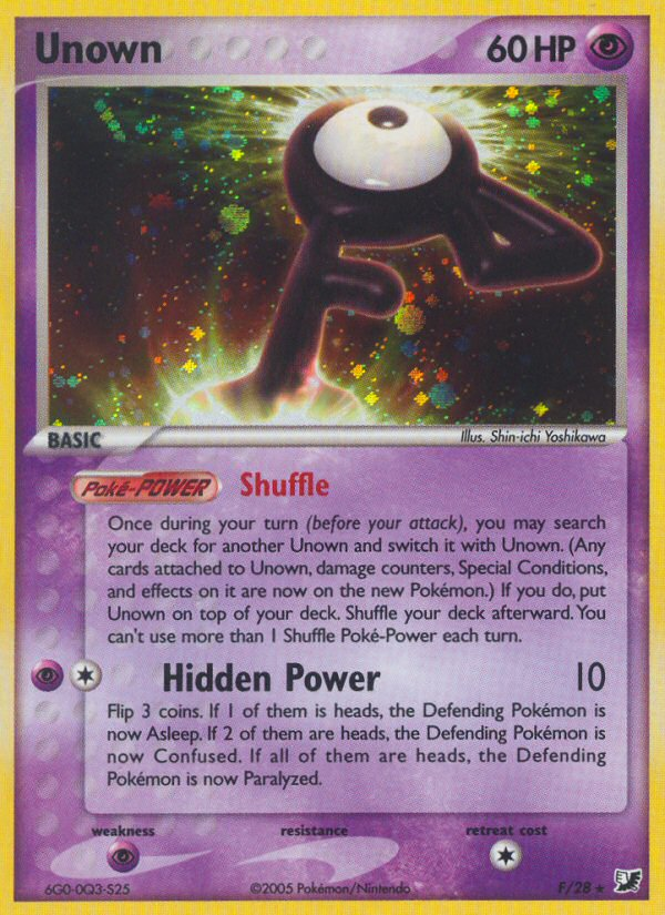 Unown F/28 Unseen Forces