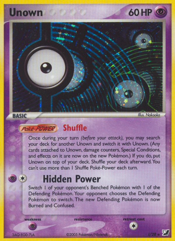 Unown I/28 Unseen Forces