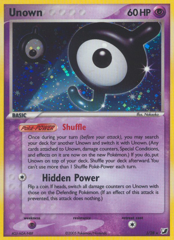 Unown J/28 Unseen Forces