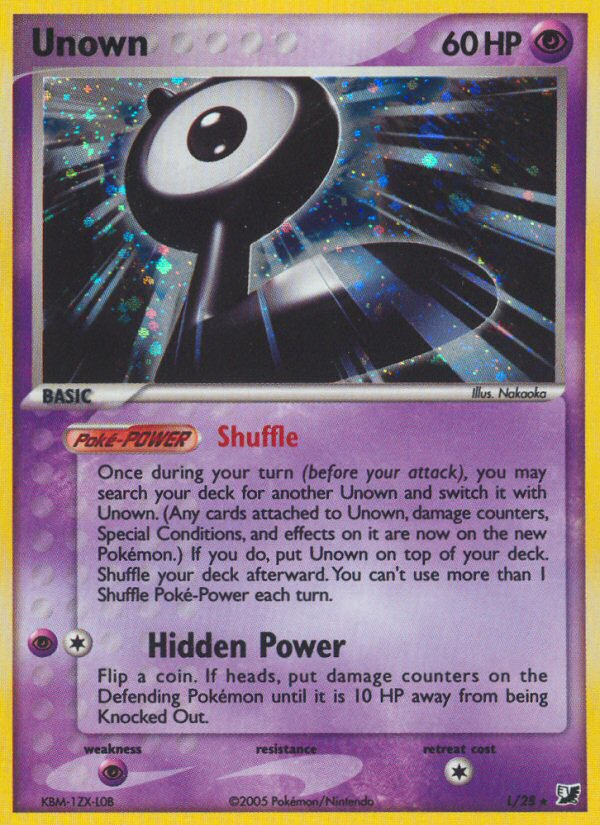 Unown L/28 Unseen Forces