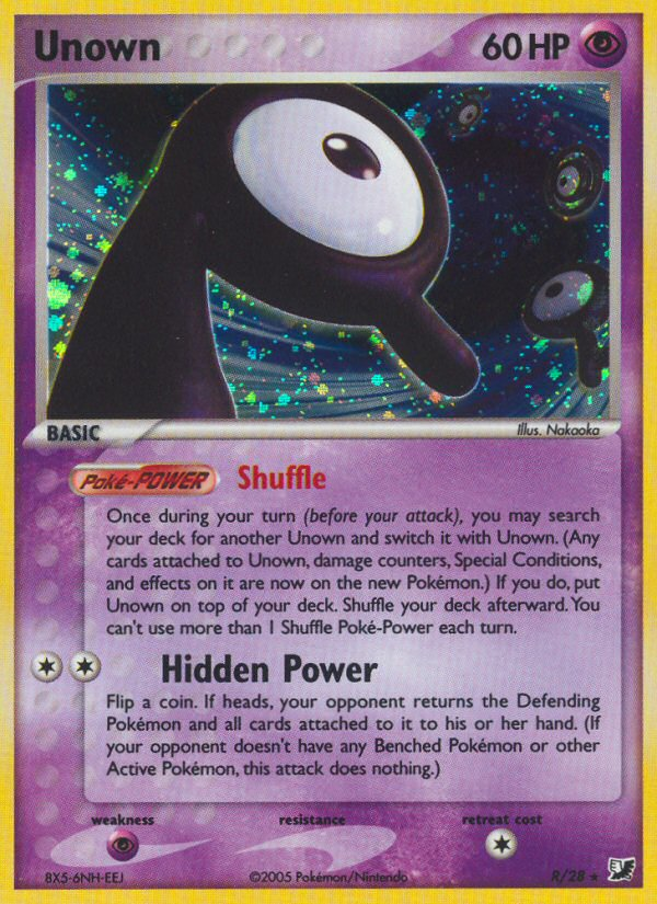 Unown R/28 Unseen Forces