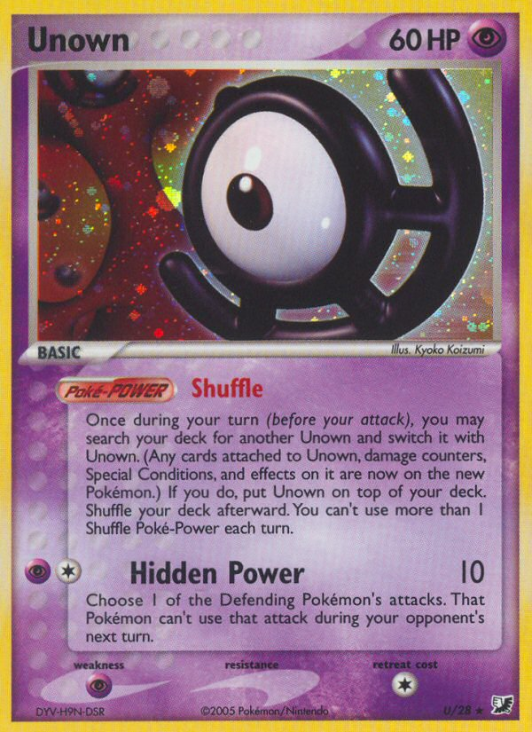 Unown U/28 Unseen Forces