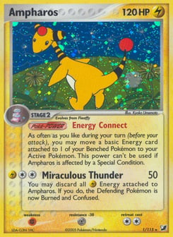 Ampharos 1/115 Unseen Forces