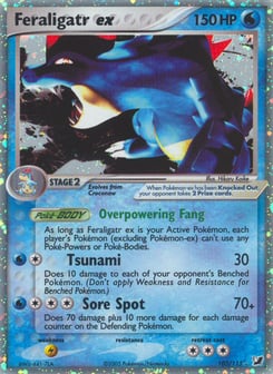 Feraligatr ex 103/115 Unseen Forces