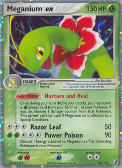 Meganium ex 106/115 Unseen Forces