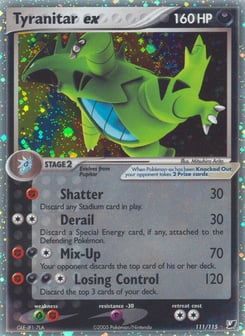 Tyranitar ex 111/115 Unseen Forces