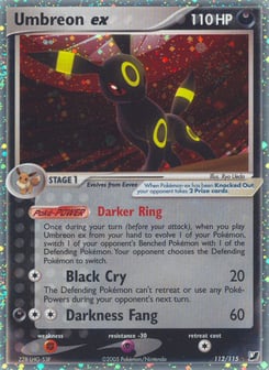 Umbreon ex 112/115 Unseen Forces