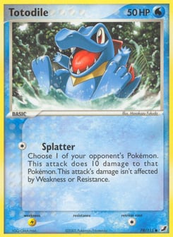 Totodile 78/115 Unseen Forces