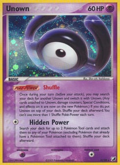 Unown H/28 Unseen Forces