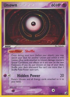 Unown O/28 Unseen Forces