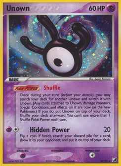 Unown W/28 Unseen Forces