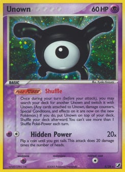 Unown X/28 Unseen Forces