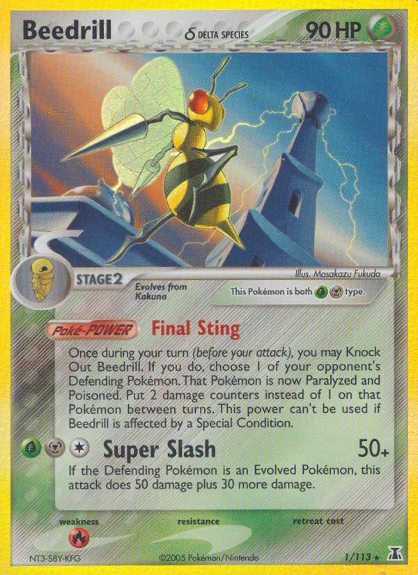 Beedrill δ 1/113 Delta Species