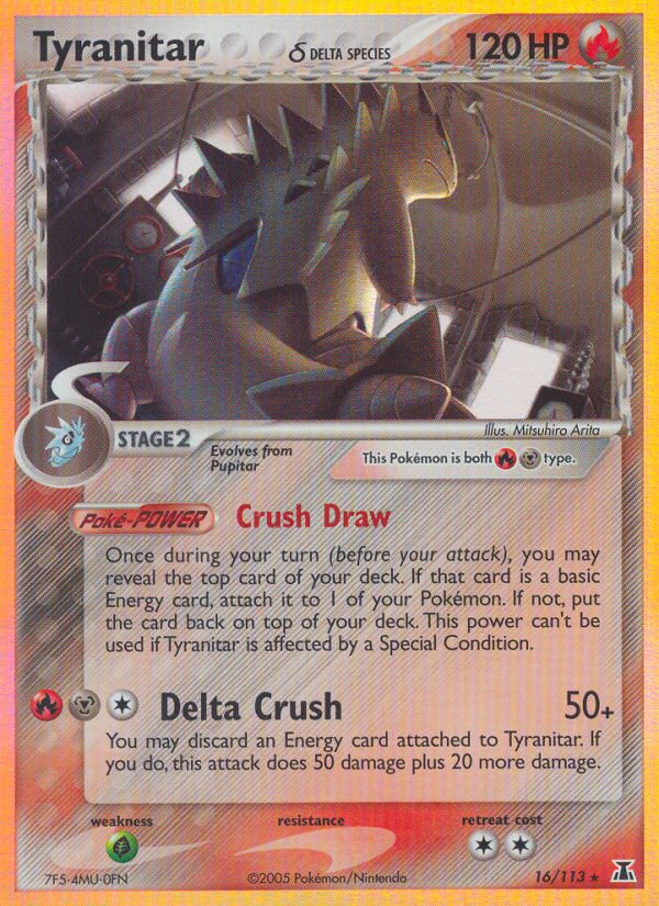 Tyranitar δ 16/113 Delta Species