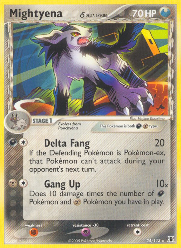Mightyena δ 24/113 Delta Species