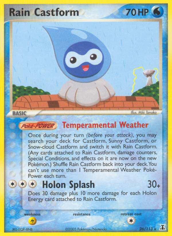 Rain Castform 26/113 Delta Species