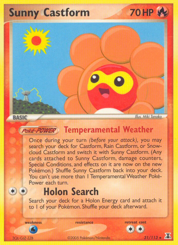 Sunny Castform 31/113 Delta Species