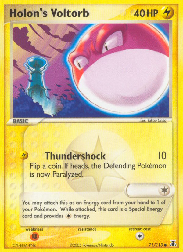 Holon's Voltorb 71/113 Delta Species