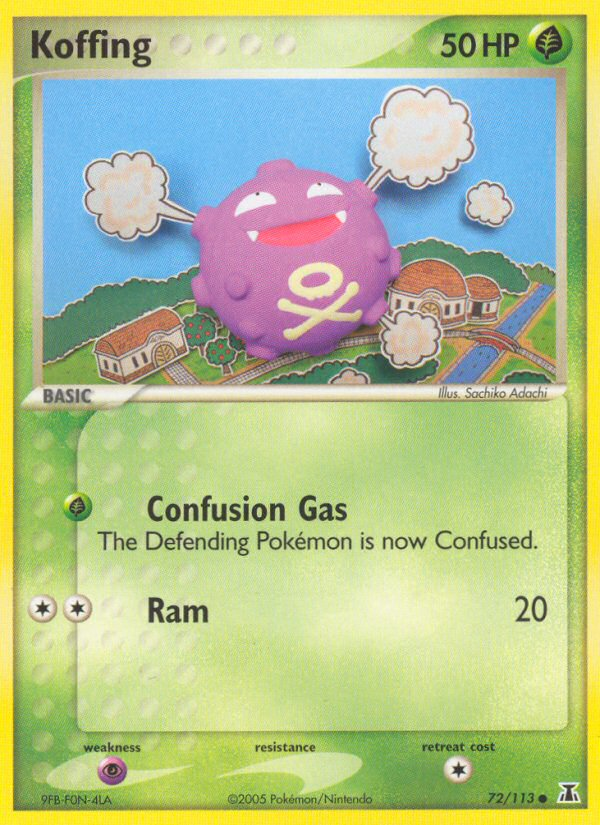 Koffing 72/113 Delta Species
