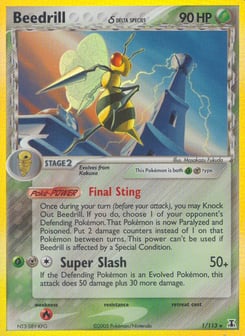 Beedrill δ 1/113 Delta Species