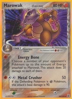 Marowak δ 10/113 Delta Species