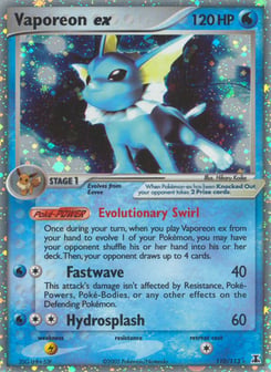 Vaporeon ex 110/113 Delta Species